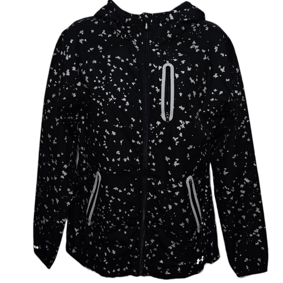 Under Armour Jackets & Blazers - Under Armour Floral Semi-Fitted All Season Gear Reflective Hooded Zip Up Jacket